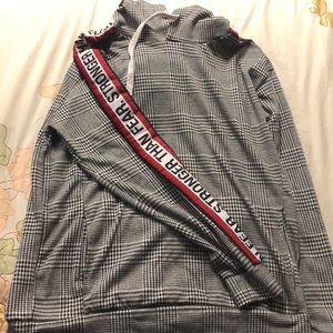 Zaras Plaid Hoodie